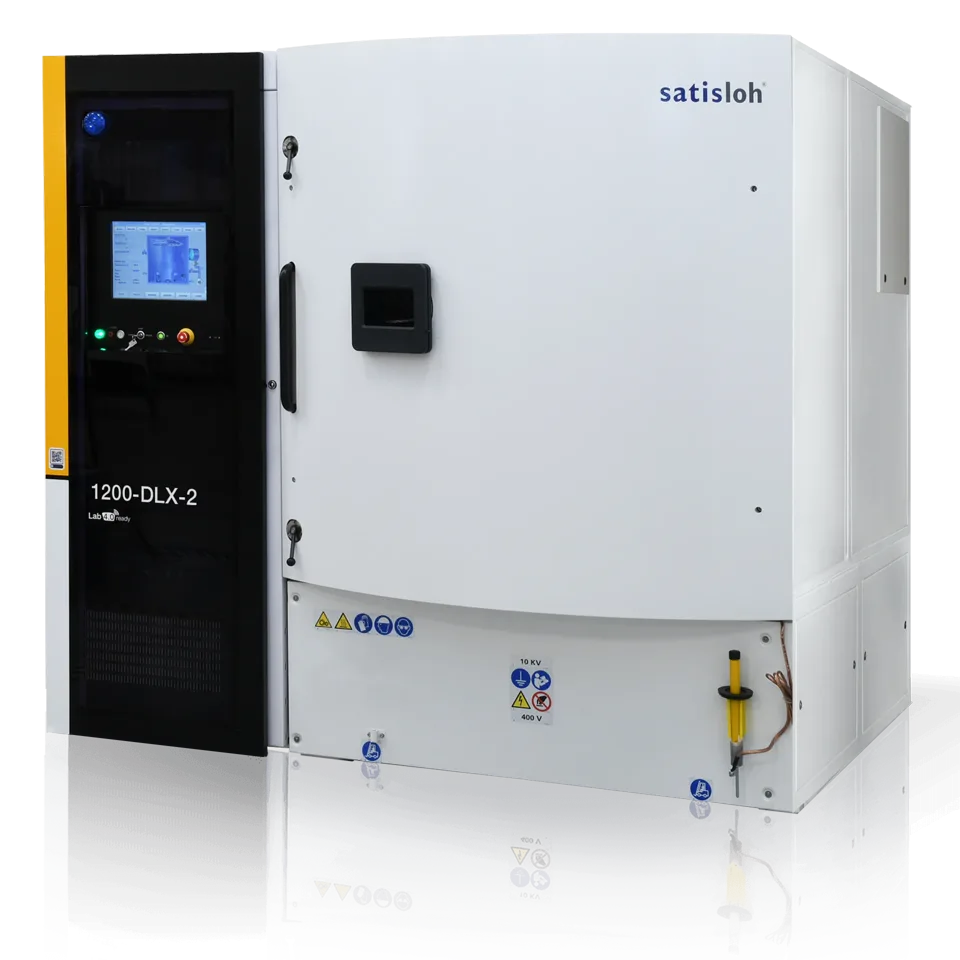 Вакуумный коутер Satisloh 1200-DLX-2 для антирефлексных и зеркальных покрытий очковых линз, общий вид