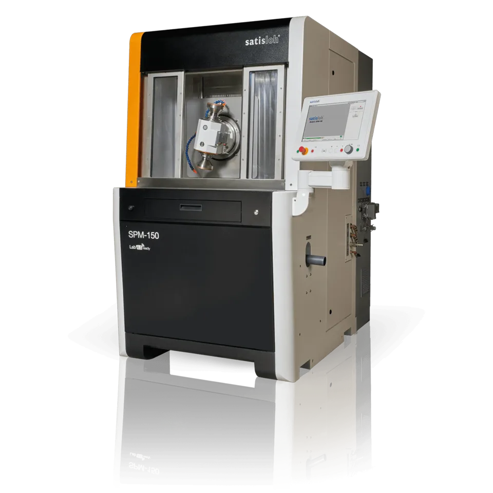 Шлифовальный станок Satisloh SPM-150 для сферических линз, общий вид
