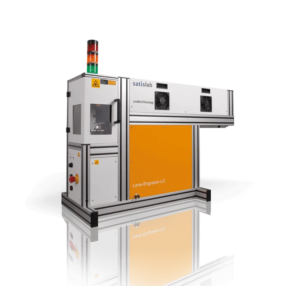 Гравировщик Lens-Engraver-LC, общий вид машины