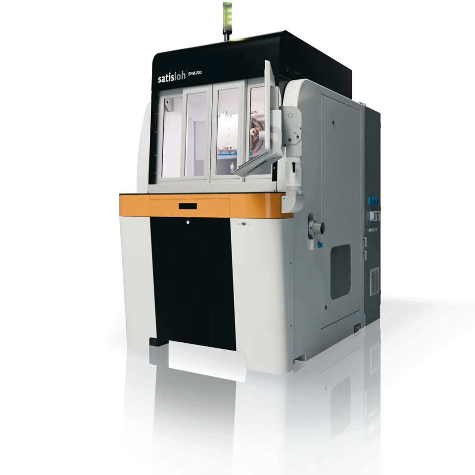 Шлифовальный станок Satisloh SPM-200 для сфер, асфер и свободных форм, общий вид